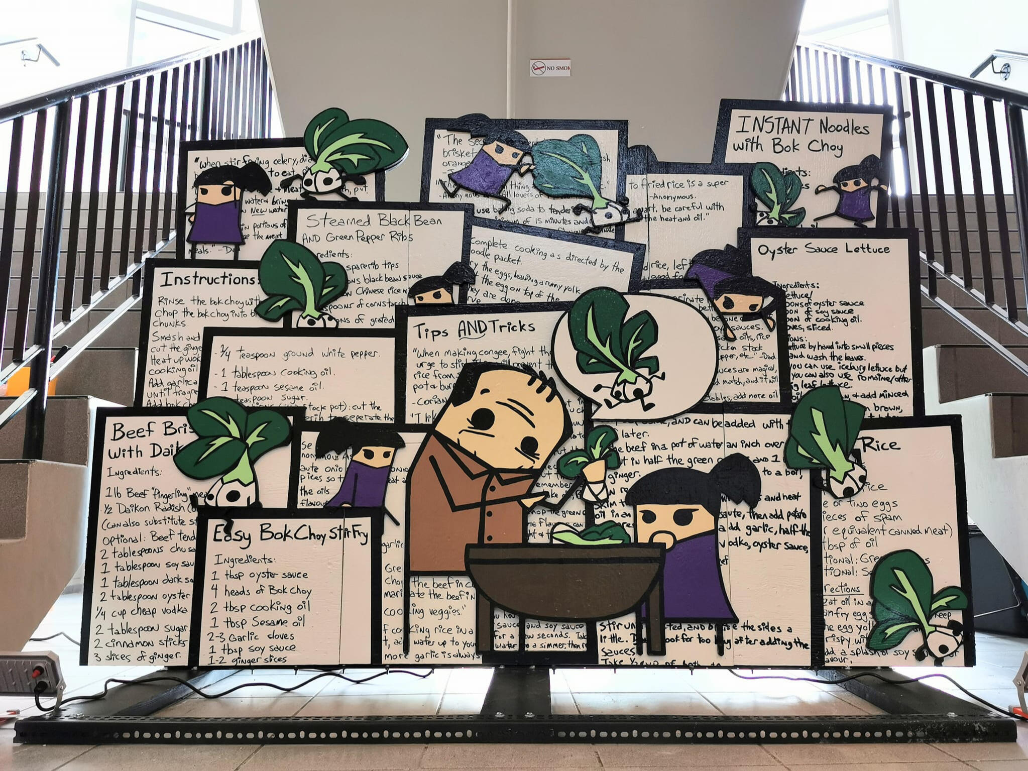 2023 &quot;Lost &amp; Found&quot; Calgary Chinese Cultural Centre, Calgary, AB 6&#39;H X 4&#39;W X 6&#39;L