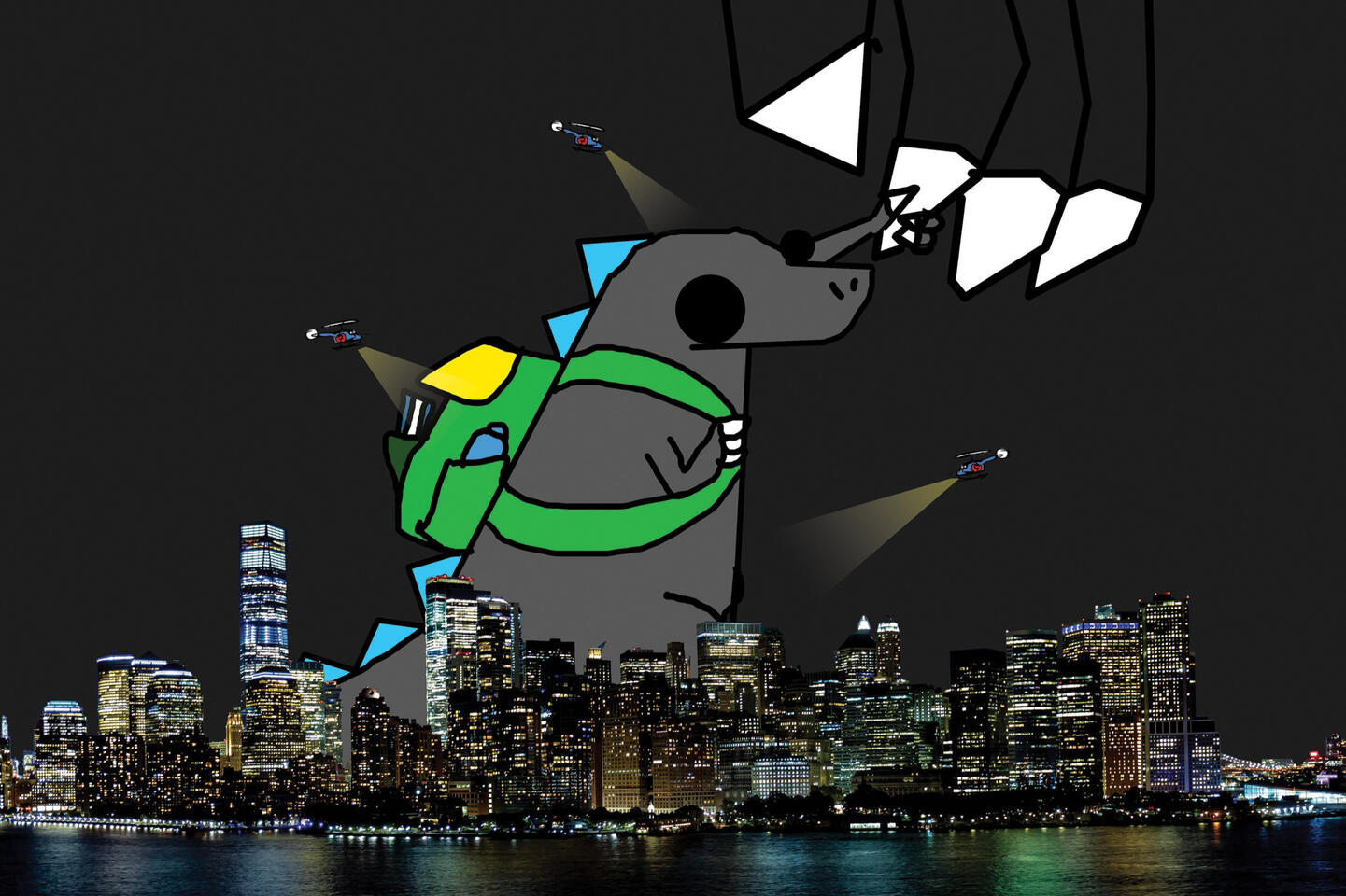 "First Day of School" Digital Mural Concept